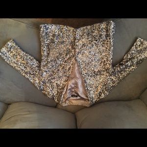Glitter jacket Apt 9 size small